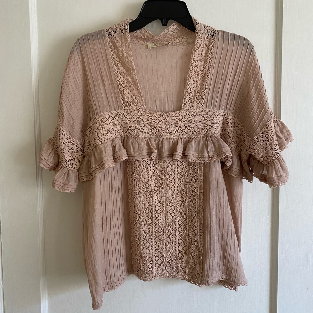 Mes Demoiselles Gilda top dusty rose size 38